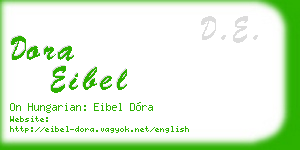 dora eibel business card